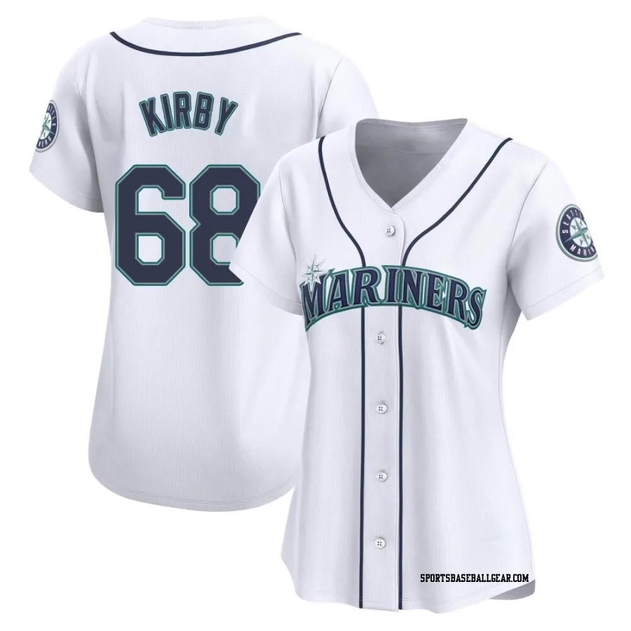 George Kirby Women's Seattle Mariners White Limited Home Jersey