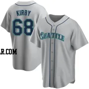 George Kirby Youth Seattle Mariners Gray Replica Road Jersey