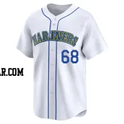 George Kirby Youth Seattle Mariners White Limited Throwback Cooperstown Collection Jersey