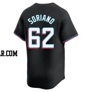 George Soriano Youth Miami Marlins Black Limited Alternate Jersey