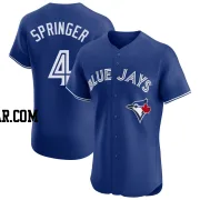 George Springer Men's Toronto Blue Jays Royal Elite Alternate Jersey