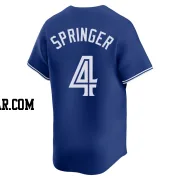 George Springer Youth Toronto Blue Jays Royal Limited Alternate Jersey