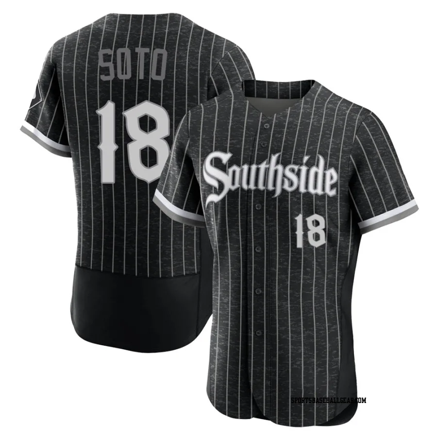 Geovany Soto Men&#039;s Chicago White Sox Black Authentic 2021 City Connect Jersey