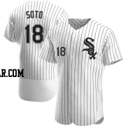 Geovany Soto Men's Chicago White Sox White Authentic Home Jersey