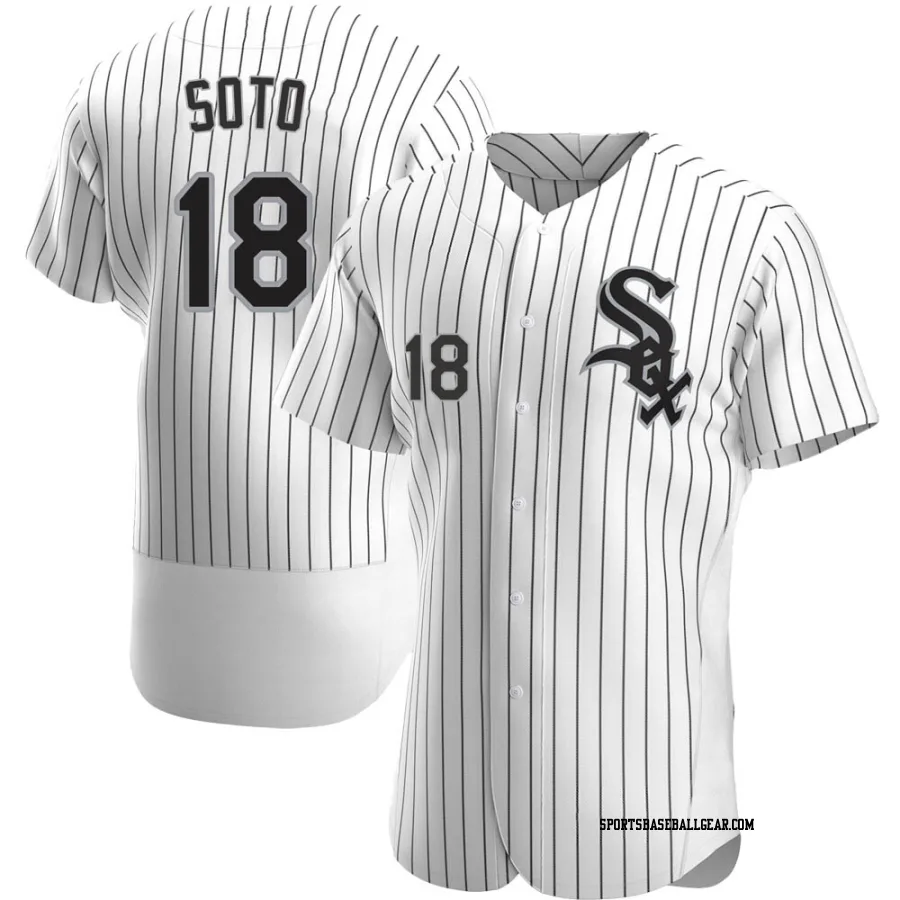 Geovany Soto Men&#039;s Chicago White Sox White Authentic Home Jersey