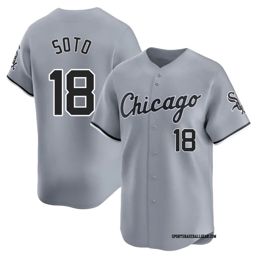 Geovany Soto Youth Chicago White Sox Gray Limited Road Jersey