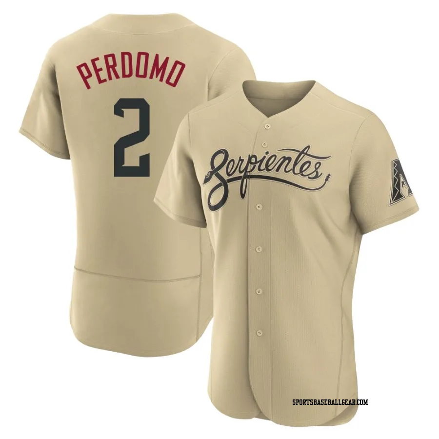 Geraldo Perdomo Men's Arizona Diamondbacks Gold Authentic 2021 City Connect Jersey