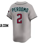 Geraldo Perdomo Men's Arizona Diamondbacks Gray Limited Alternate Jersey