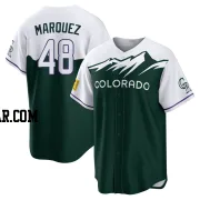 German Marquez Men's Colorado Rockies Green Replica 2022 City Connect Jersey