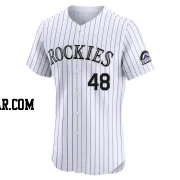 German Marquez Men's Colorado Rockies White Elite Home Jersey