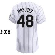 German Marquez Men's Colorado Rockies White Elite Home Jersey