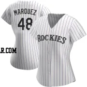 German Marquez Women's Colorado Rockies White Authentic Home Jersey