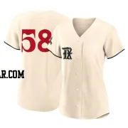 Gerson Garabito Women's Texas Rangers Cream Authentic 2023 City Connect Jersey