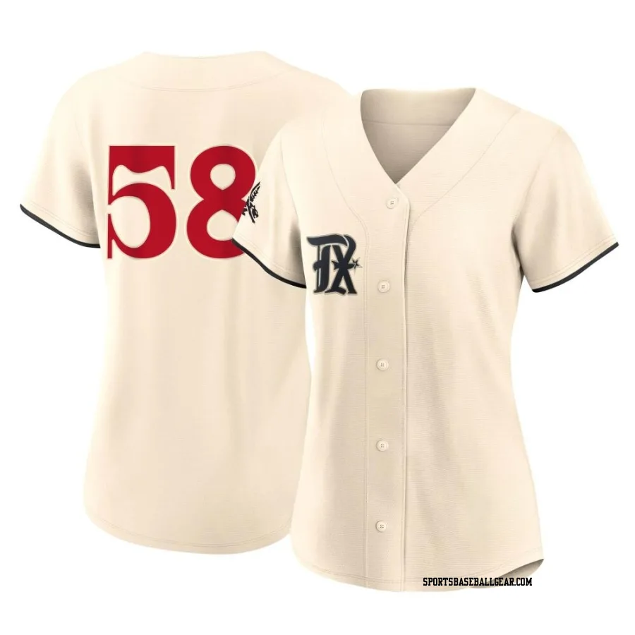 Gerson Garabito Women's Texas Rangers Cream Authentic 2023 City Connect Jersey