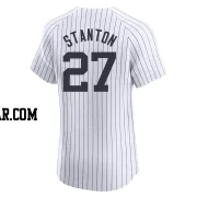 Giancarlo Stanton Men's New York Yankees White Elite Home Jersey
