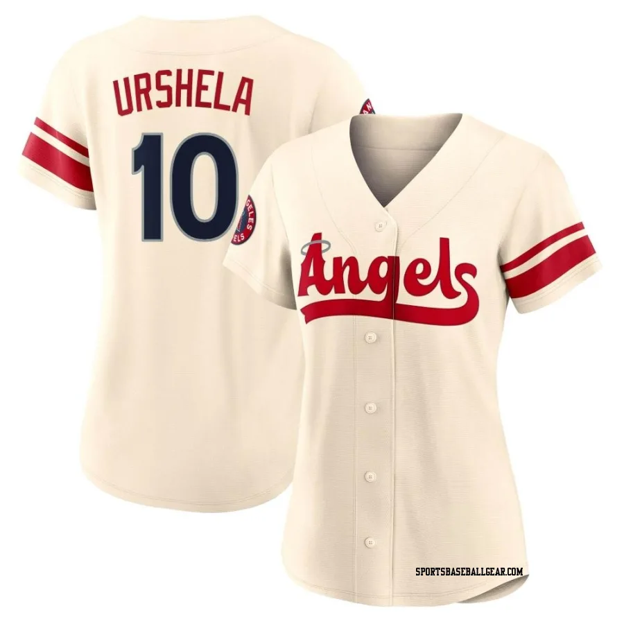 Gio Urshela Women's Los Angeles Angels Cream Replica 2022 City Connect Jersey