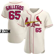 Giovanny Gallegos Men's St. Louis Cardinals Cream Authentic Alternate Jersey