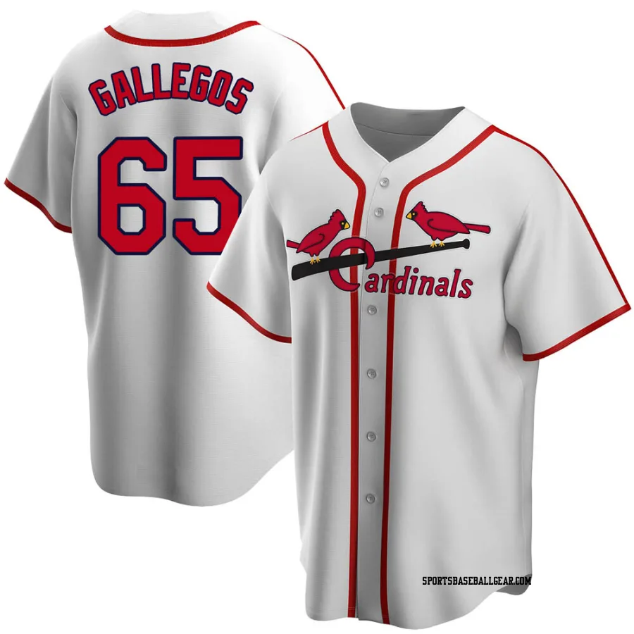 Giovanny Gallegos Youth St. Louis Cardinals White Home Cooperstown Collection Jersey