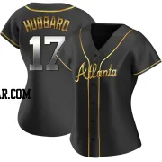 Glenn Hubbard Women's Atlanta Braves Black Golden Replica Alternate Jersey