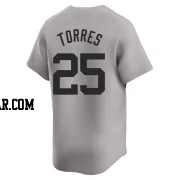 Gleyber Torres Men's New York Yankees Gray Limited Away Jersey