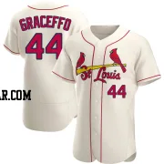 Gordon Graceffo Men's St. Louis Cardinals Cream Authentic Alternate Jersey
