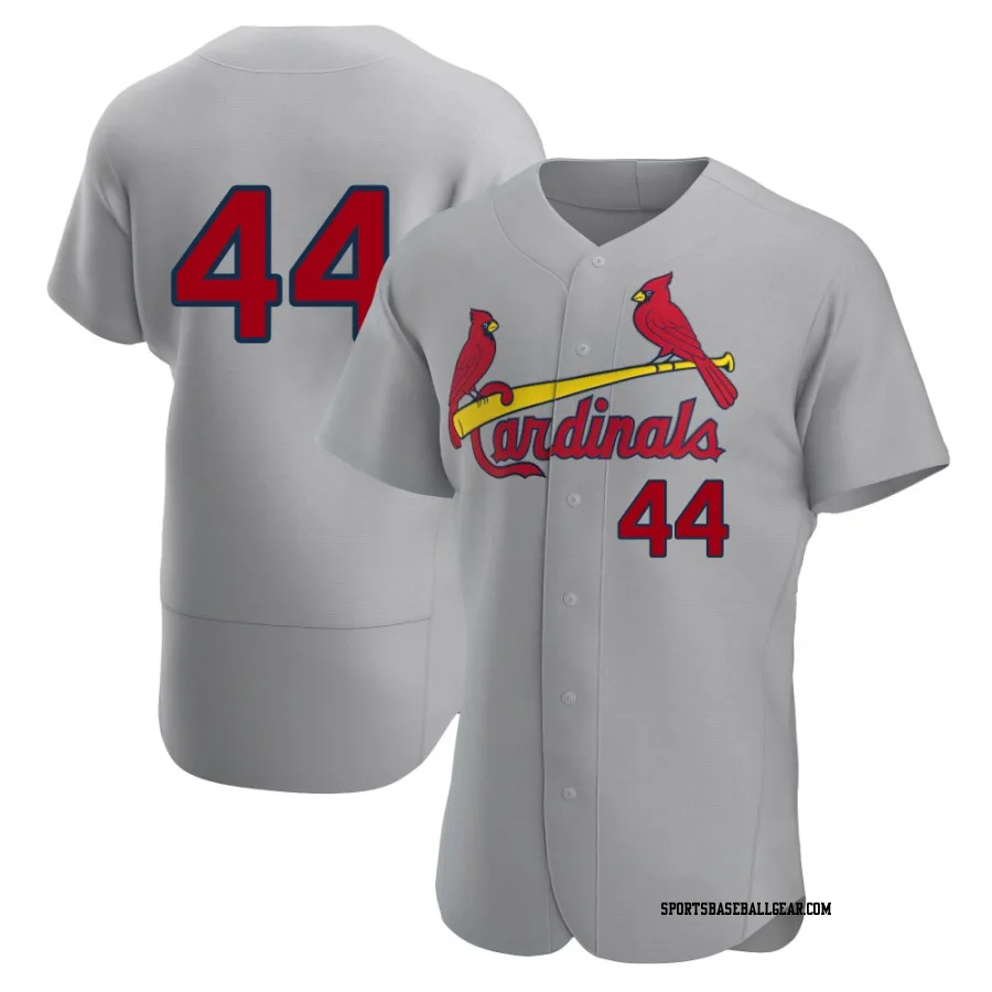 Gordon Graceffo Men's St. Louis Cardinals Gray Authentic Road Jersey