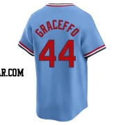 Gordon Graceffo Men's St. Louis Cardinals Light Blue Limited Cooperstown Collection Jersey