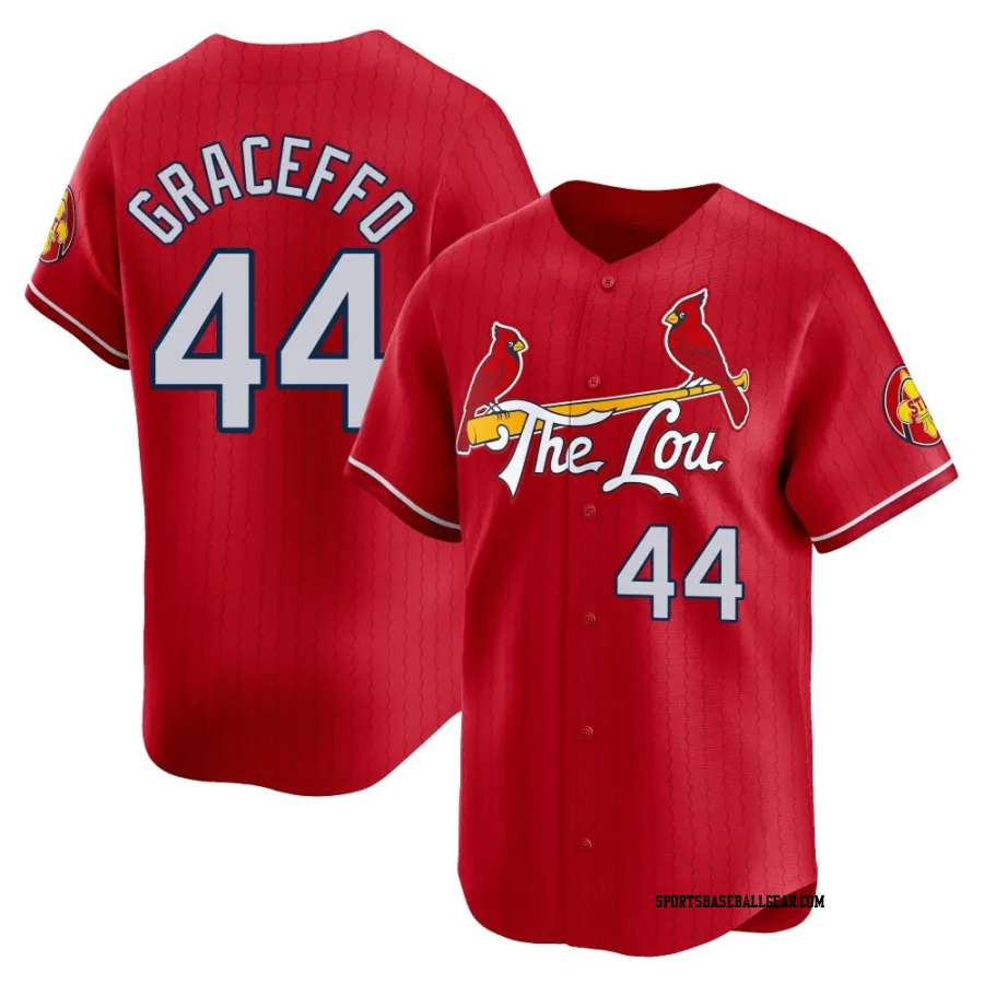 Gordon Graceffo Men's St. Louis Cardinals Red Limited 2024 City Connect Jersey