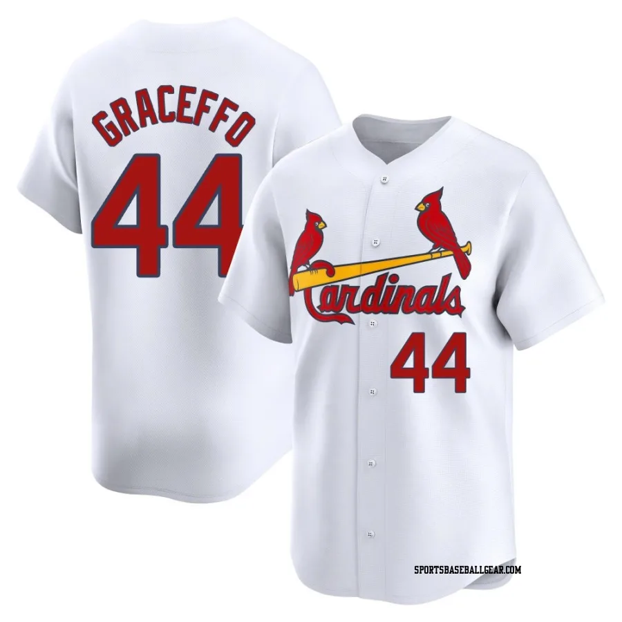 Gordon Graceffo Men's St. Louis Cardinals White Limited Home Jersey