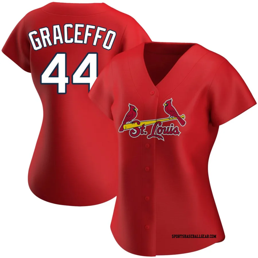 Gordon Graceffo Women's St. Louis Cardinals Red Replica Alternate Jersey