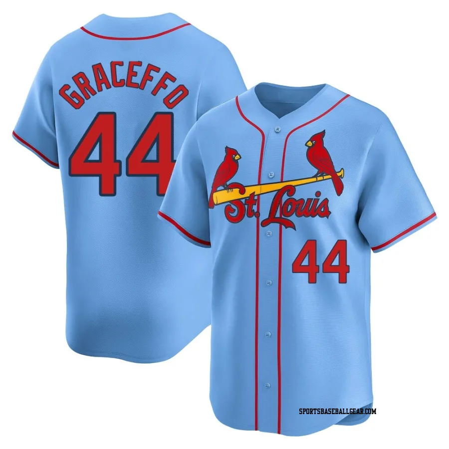 Gordon Graceffo Youth St. Louis Cardinals Light Blue Limited Alternate Jersey