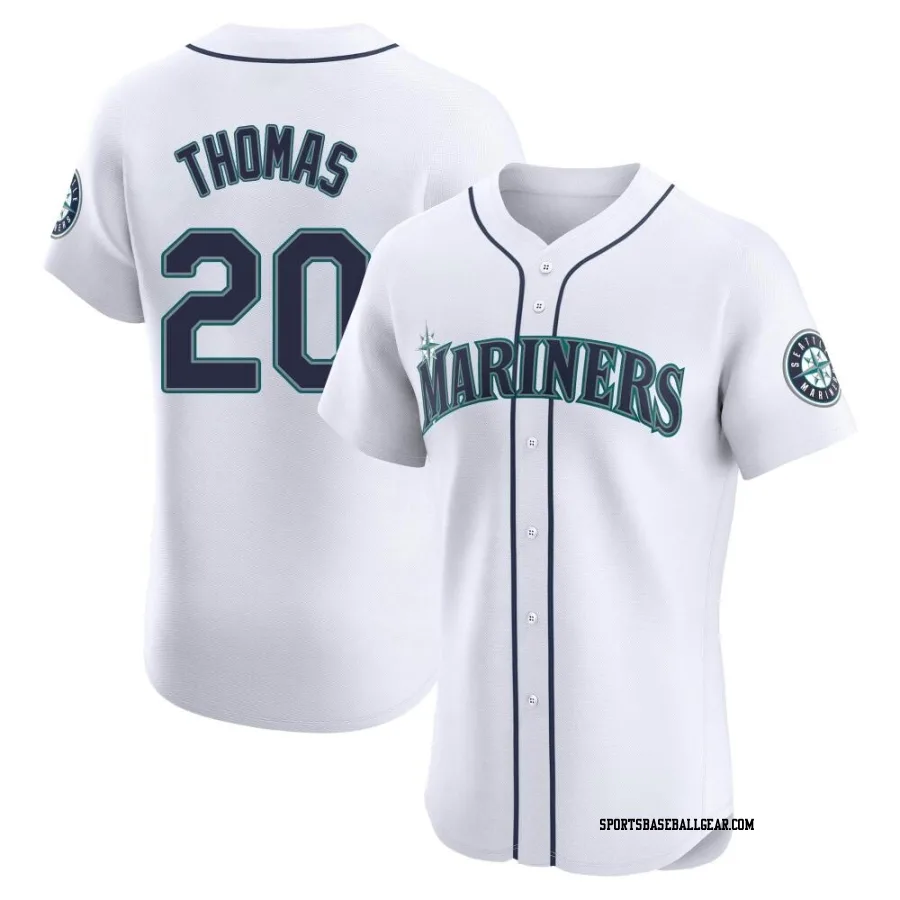 Gorman Thomas Men's Seattle Mariners White Elite Home Jersey
