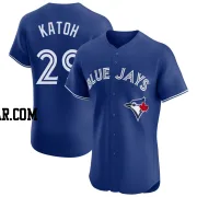 Gosuke Katoh Men's Toronto Blue Jays Royal Elite Alternate Jersey