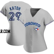 Gosuke Katoh Women's Toronto Blue Jays Gray Authentic Road Jersey