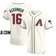 Grae Kessinger Men's Arizona Diamondbacks Cream Elite Home Patch Jersey