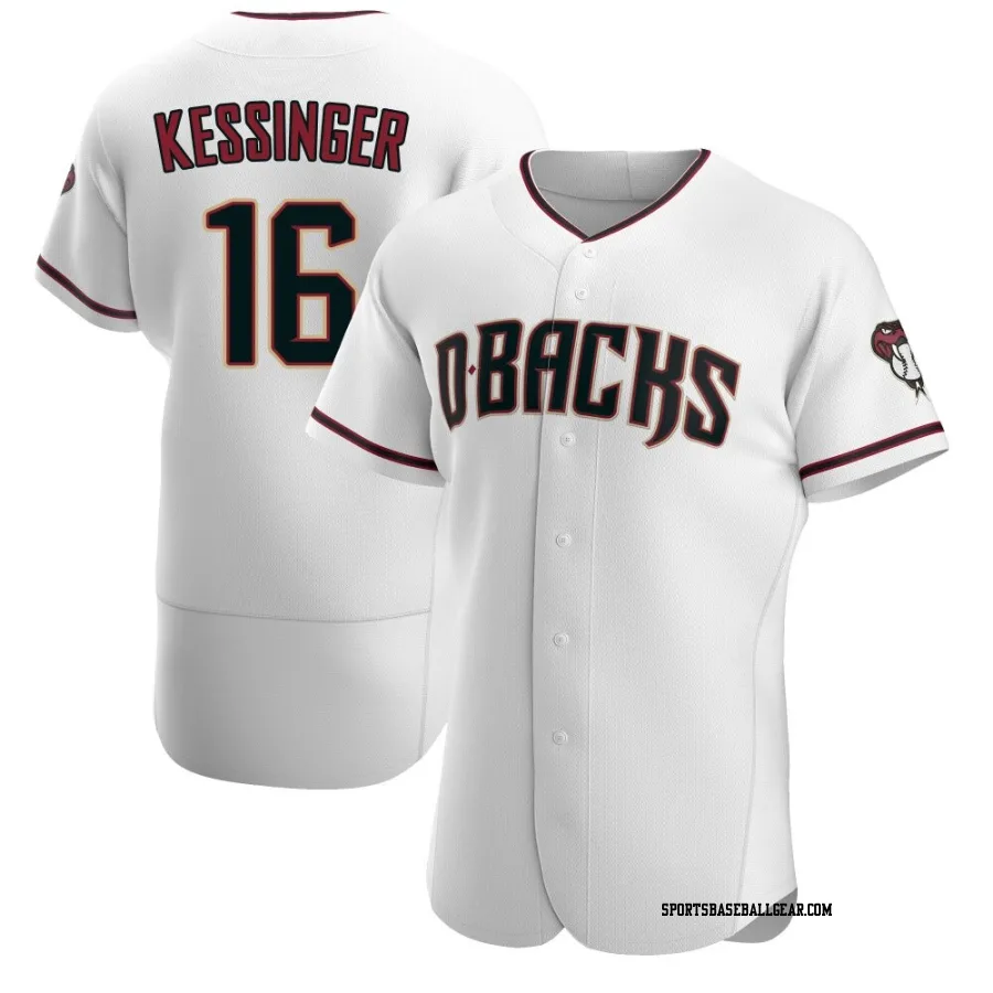 Grae Kessinger Men's Arizona Diamondbacks White/Crimson Authentic Home Jersey