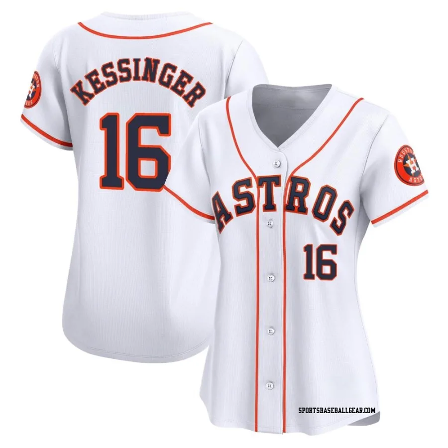 Grae Kessinger Women's Houston Astros White Limited Home Jersey