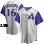 Grae Kessinger Youth Arizona Diamondbacks Cream/Purple Replica Alternate Cooperstown Collection Jersey