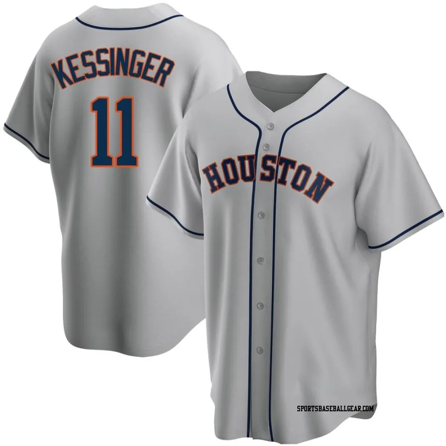 Grae Kessinger Youth Houston Astros Gray Replica Road Jersey