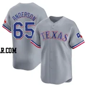 Grant Anderson Men's Texas Rangers Gray Limited Away Jersey