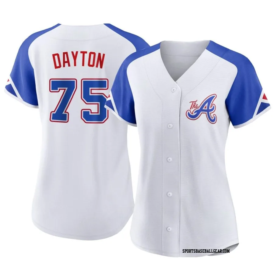 Grant Dayton Women's Atlanta Braves White Replica 2023 City Connect Jersey
