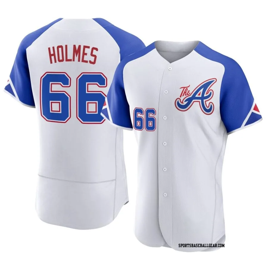 Grant Holmes Men's Atlanta Braves White Authentic 2023 City Connect Jersey