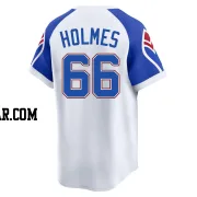 Grant Holmes Youth Atlanta Braves White Limited Throwback Cooperstown Collection Jersey