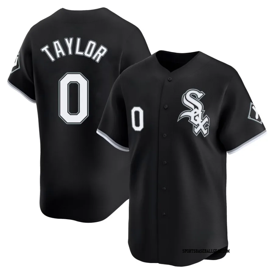 Grant Taylor Men's Chicago White Sox Black Limited Alternate Jersey