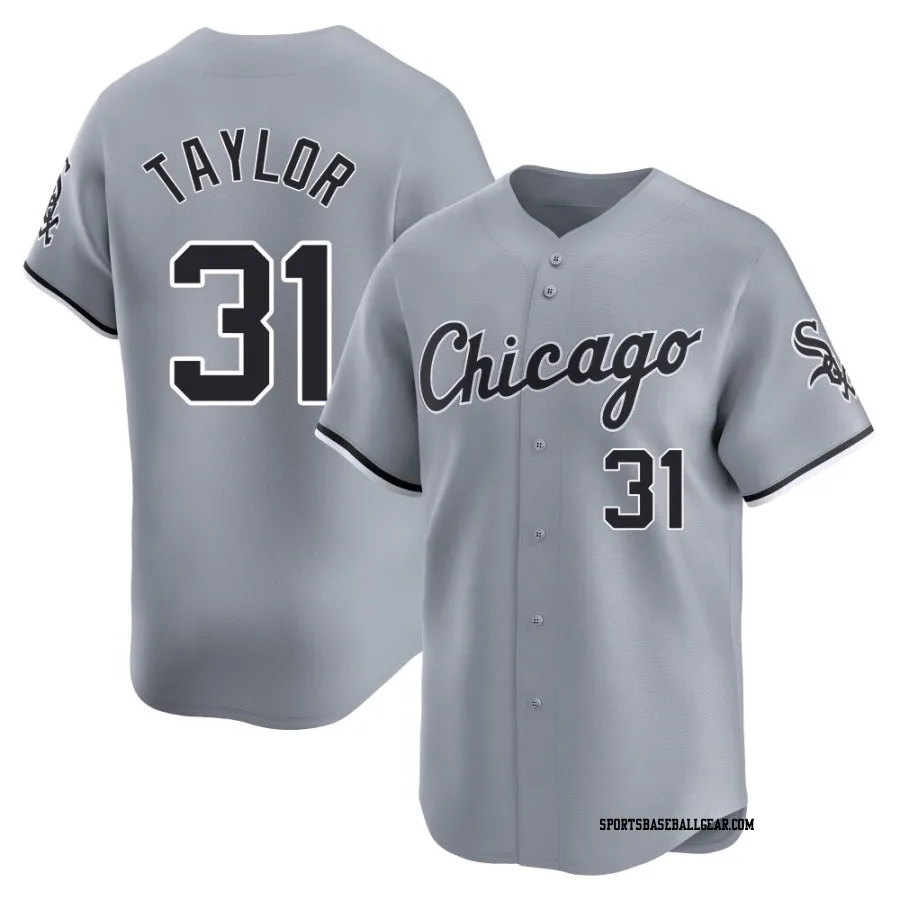 Grant Taylor Men's Chicago White Sox Gray Limited Road Jersey