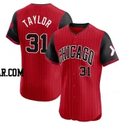 Grant Taylor Men's Chicago White Sox Red/Black Elite 2025 City Connect Jersey