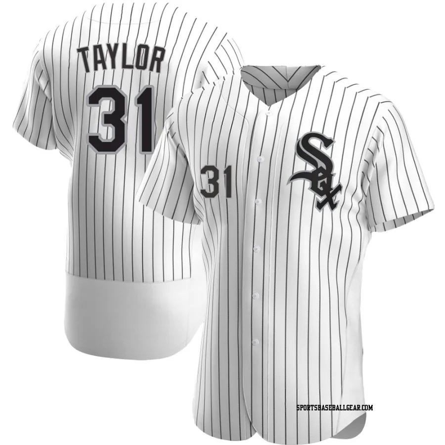 Grant Taylor Men's Chicago White Sox White Authentic Home Jersey