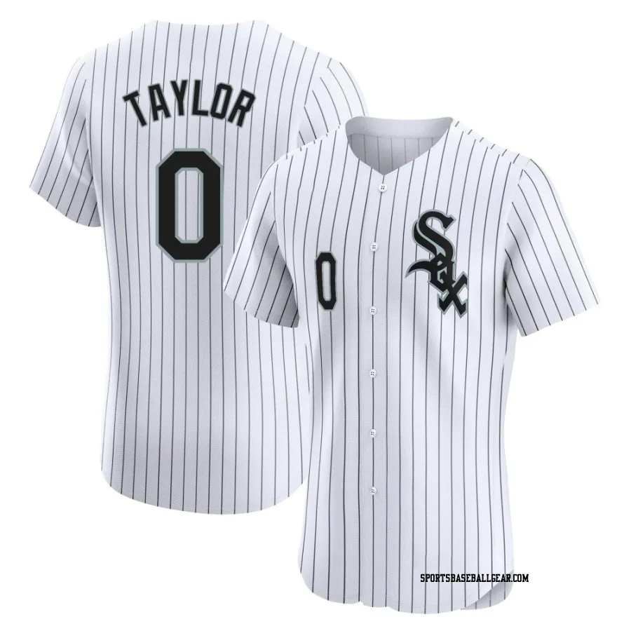 Grant Taylor Men's Chicago White Sox White Elite Home Jersey