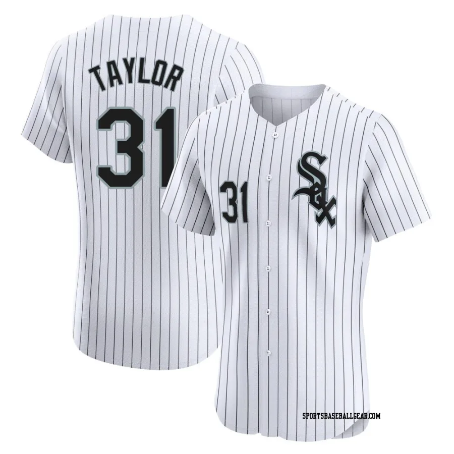 Grant Taylor Men's Chicago White Sox White Elite Home Jersey