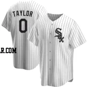 Grant Taylor Men's Chicago White Sox White Replica Home Jersey